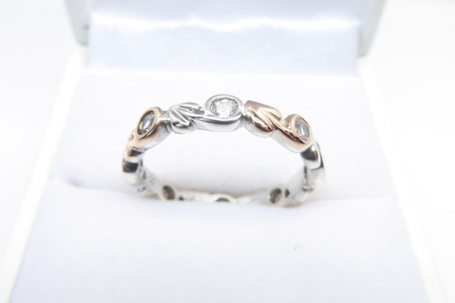 Clogau gold silver 9ct - silver, rose