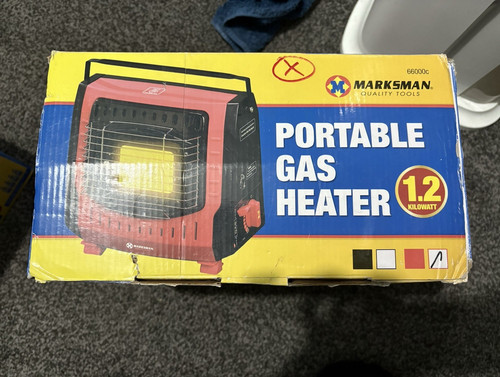 Marksman portable gas heater - marksman,