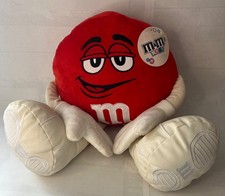 M & M’s World 2018 Red M&M Plush Toy Doll 10" Soft