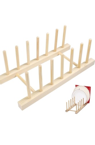 Zyfc wooden dish drainer plate - dish, drainer,plate