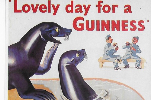 Guinness repro poster postcard