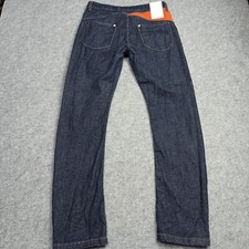 Humor Willi Mens Jeans Size 31 Dark Blue Slim Straight Button Fly W31 L32 31x32