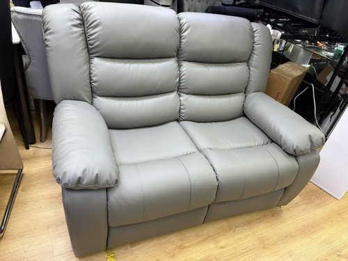 Modern grey corner recliner - modern,