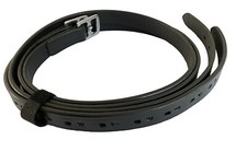 Turners Black Leather Stirrup leathers Adults or Childs 20-45" + 46" 48" 52" 56"