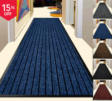 Large Heavy Duty Rubber Barrier Non Slip Door Mat Runner Rugs Back Hall Kitchen