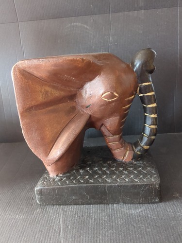 Large vintage wooden - large, african