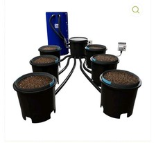 IWS 36 Pot 16L Trident Flood and Drain Hydroponic Grow System 400L Flexi Tank