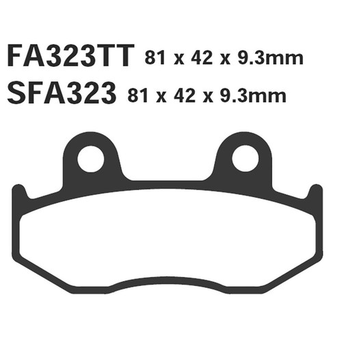 Pair ebc brake - pair, pads