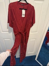 ZARA Burgundy Floral