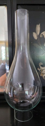 Vintage clear glass oil - glass,