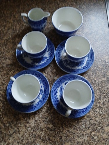 Child willow pattern tea - willow,
