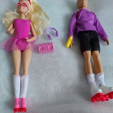 Barbie 65th Anniversary Barbie & Ken Roller Skating Fashionista Fashion Dolls