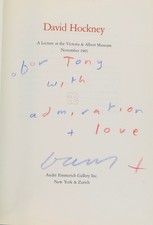 David HOCKNEY  "David Hockney