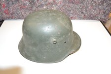 German helmet Stahlhelm model 16, impacted, ww1