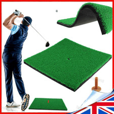 Golf Hitting Mat Golfs Turf Mat Pad Golfs Training Aid Driving Range Mat 30x30cm