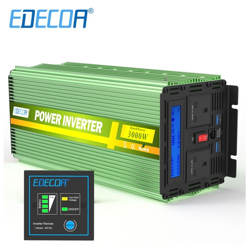 Edecoa inverter 24v 240v - 24v, to