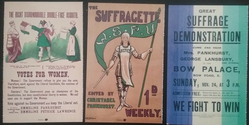 Suffragette postcard size 2 - suffragette,