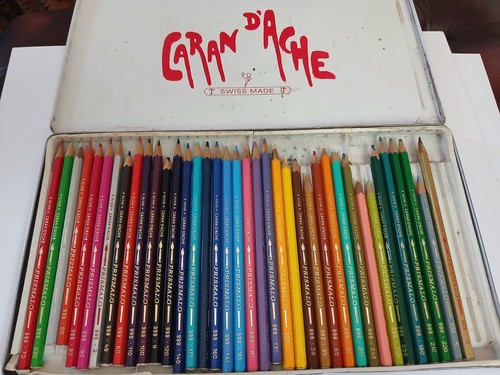 Water colour pencils caran - colour,
