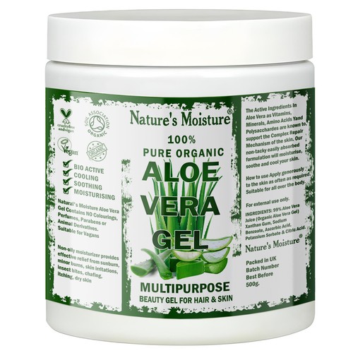 100 pure organic - aloe, vera