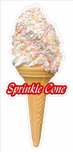 Soft ice cream - soft, sprinkle