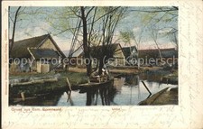 Leipe village road waterway barge Kaupe