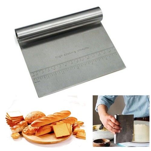 Metal pastry scraper - pastry, dough