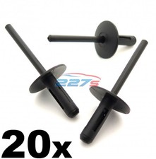 20x BMW Plastic Pop Blind Rivets 6mm, Wheel Arches, Side Skirts, Sills & Bumpers