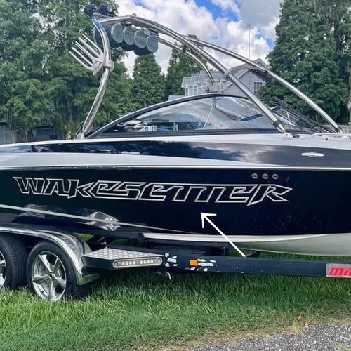 Malibu wakesetter outline boat - malibu,
