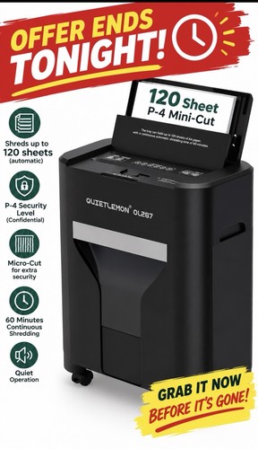 Commercial paper shredder - commercial,