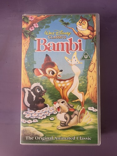 Bambi vhs home video - bambi, uk