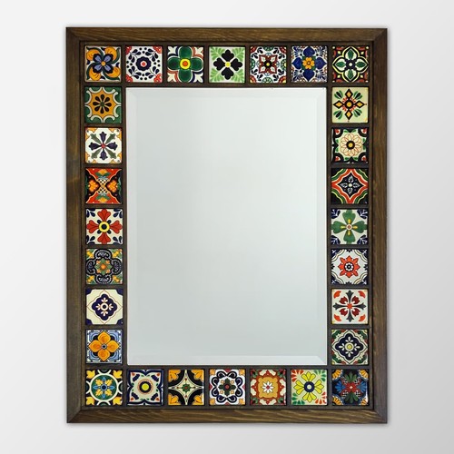 Mediterranean mosaic mirror - mosaic,