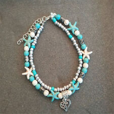 Womens Ankle Bracelet Silver