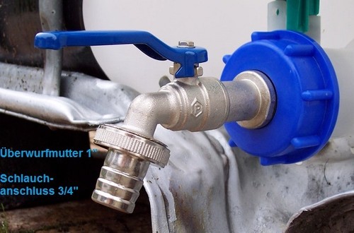 Ibc adapter with cap - with,