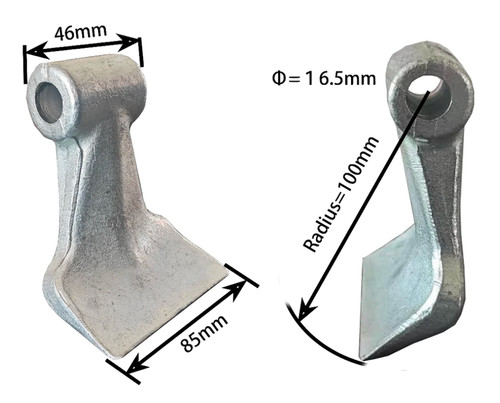 Flail mower blade hammer - mower,