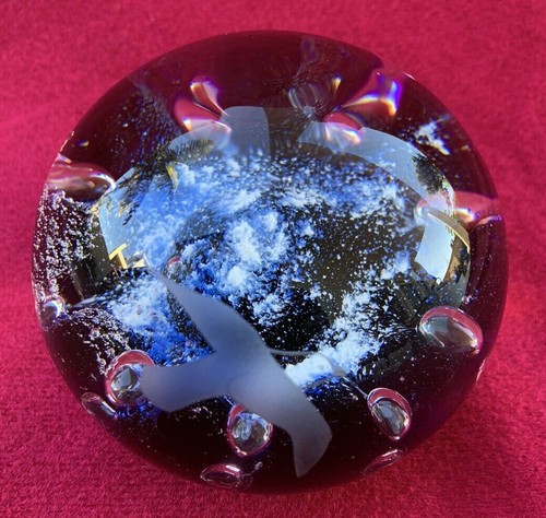 Caithness crystal paperweight - caithness,