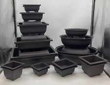 Plastic Bonsai Training Pots / Trays - Various Shapes & Sizes Available