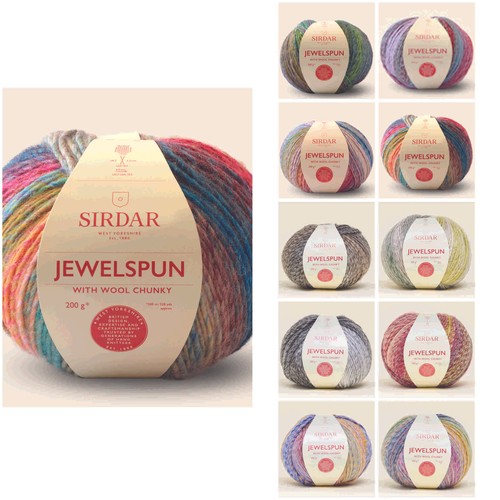 Jewelspun with wool chunky - with,