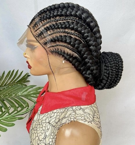 Wig full lace cornrows - wig,