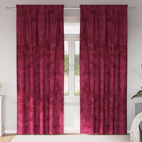 Vidaxl velvet curtains pcs - velvet, 2