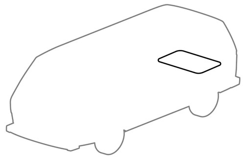 Engine lid seal - lid, vw