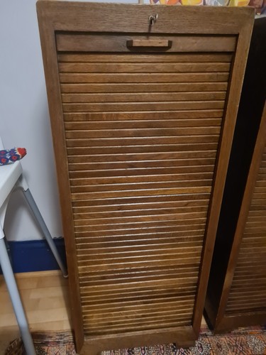 Vintage oak tambour filing - vintage,