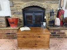 Old Antique Pine Chest