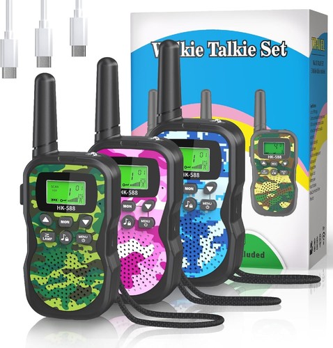 3pack walkie talkies for kids - walkie,