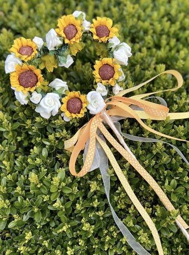 Flower girl wand - flower, wedding