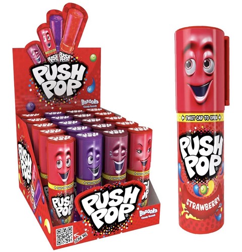 Bazooka push pop - 4x,