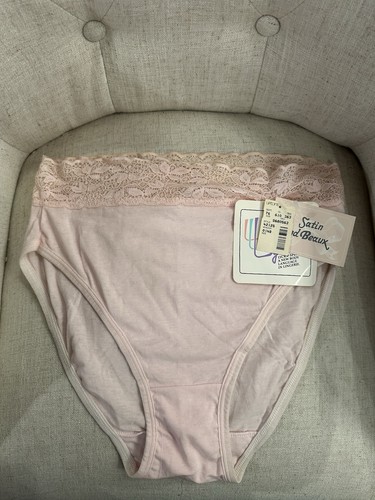 Vtg satin beaux pink cotton - vtg,