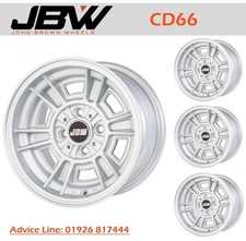 7x 13 JBW CD66 Wheels 4 x 98 PCD Set of 4 Silver
