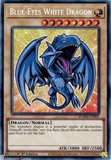BLMM-EN001 Blue-Eyes White Dragon : Secret Rare 1st Edition Mint YuGiOh Card