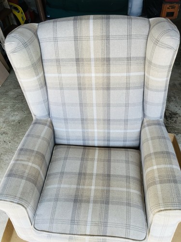 Dunelm beige tartan - dunelm,