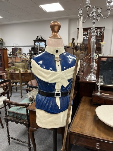 Vintage painted mannequin - vintage, mannequin/